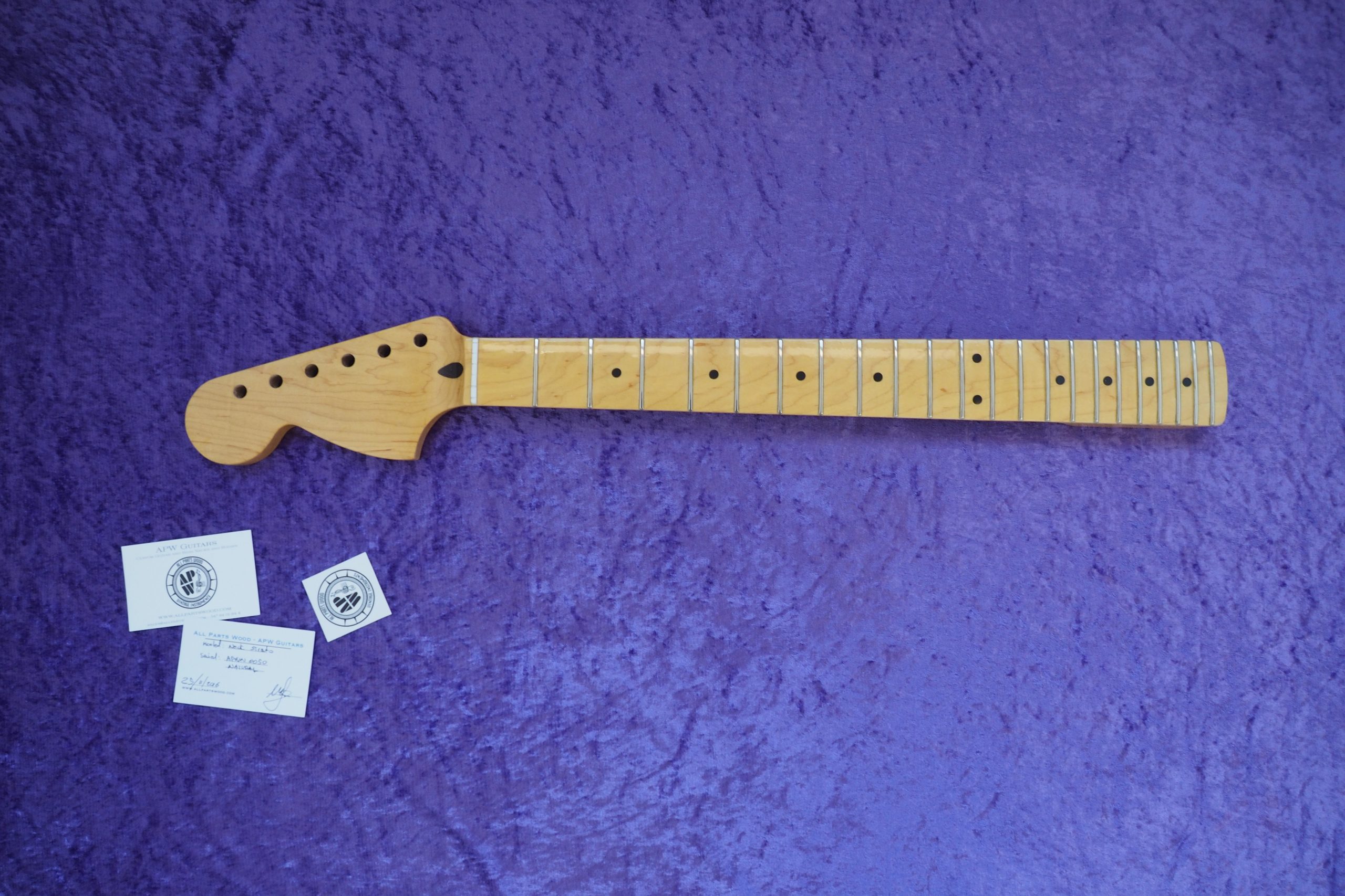 fender all parts wood apw guitars neck stratocaster